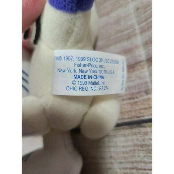 Mattel Salt Lake City Olympics Plush Mascot Powder Stuffed Rabbit 10" 2002 New - Picture 5 of 7